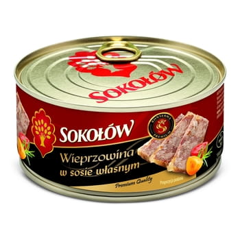 Bravčové konzervy v sokółskej prémiovej vlastnej omáčke