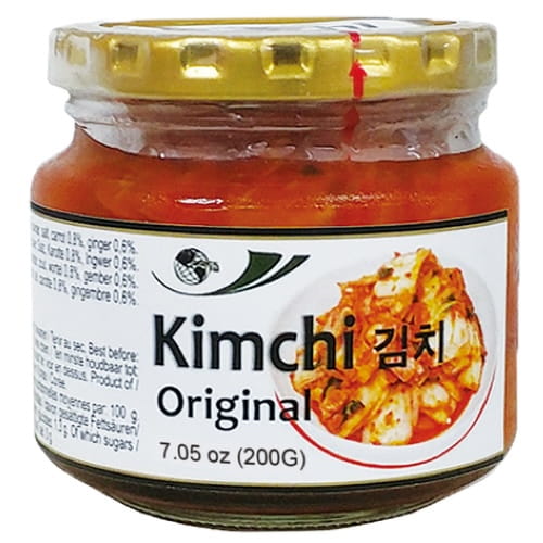 Kapustová zelenina KimChi Čerstvá pikantná pálivá originál v tégliku 200g ORIENTAL F&B