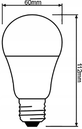 Osram LED žiarovka A60 E27 8,5W=60W 806lm 4000K