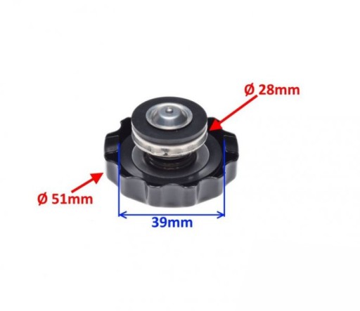 Uzáver chladiča 28 mm Honda univerzálny