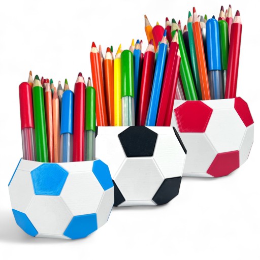 Organizér na stôl pastelky peračník darček k narodeninám FUTBALOVÝ darček