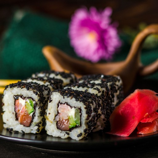 Čierny sezam 500g prírodné zdravé sushi Ázia