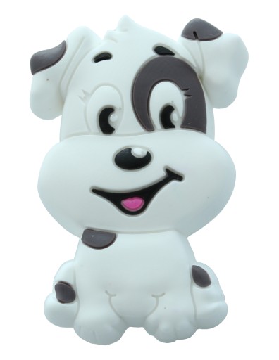 Detský silikónový nábytkový gombík Dog 15