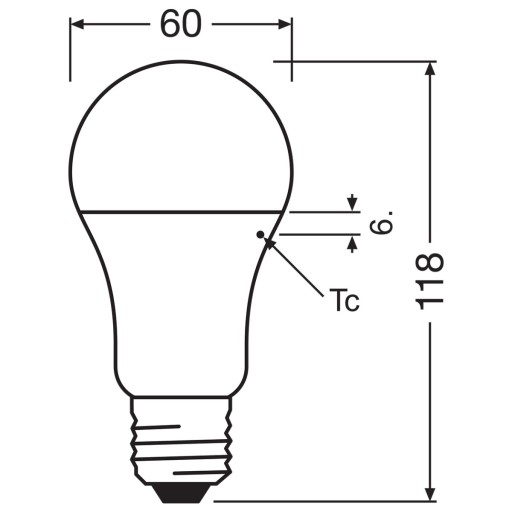 E27 LED žiarovka 13W = 100W 4000K Neutrál OSRAM