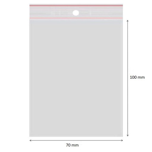 STRING BAG vrecia 70x100mm/7x10cm 100ks