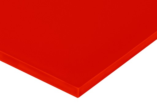 Plexisklo PLEXI ČERVENÉ rezané na rozmer 3mm LESK štandardné formáty