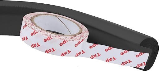 PENOVÁ PÁSKA OCHRANNÁ HRANY, ROHY, ROHY, 2 METRE, ČIERNA