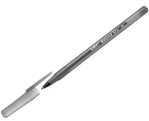 KANCELÁRSKE PERO BIC okrúhle STIC, ČIERNA, 2 ks KRK
