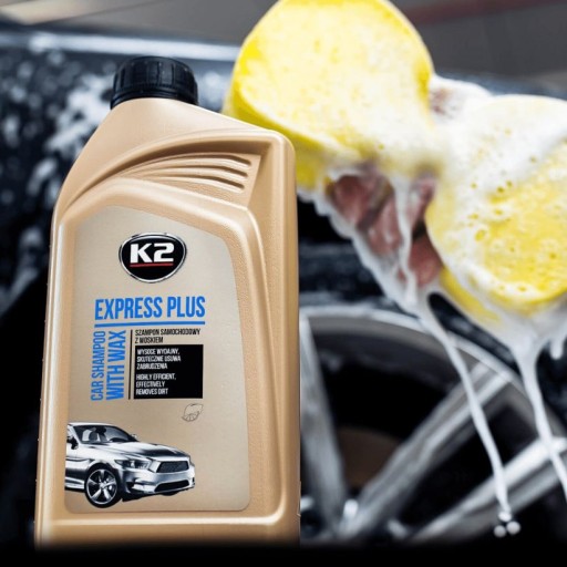 K2 EXPRESS PLUS 1L AUTOŠAMPÓN S VOSK