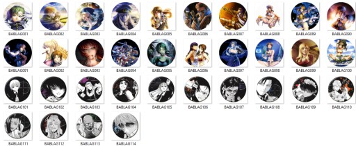 Manga Anime Black Lagoon Pins MNOHÉ DIZAJNY