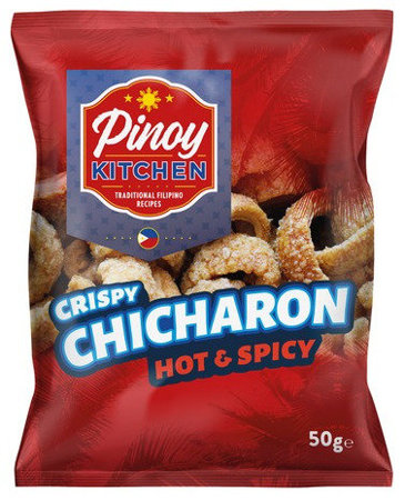 Keto chrumkavé bravčové kôry Chicharon chilli príchuť 50g