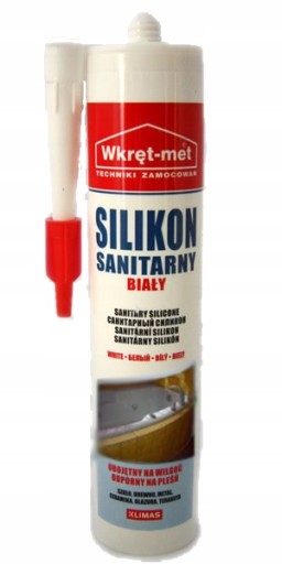 Wkręt-Met sanitárny silikón 310 ml. biely