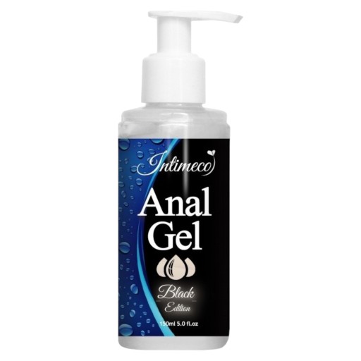 Intimeco Black Edition Análny gél Exkluzívny intímny análny lubrikant 150 ml