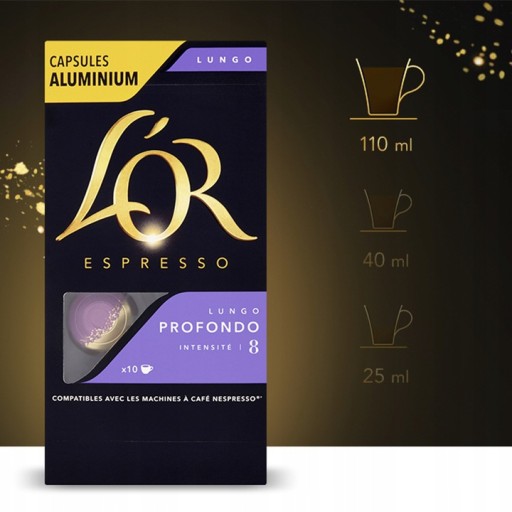 L'OR kapsule - kompatibilné s Nespresso(r)* 10 ks.