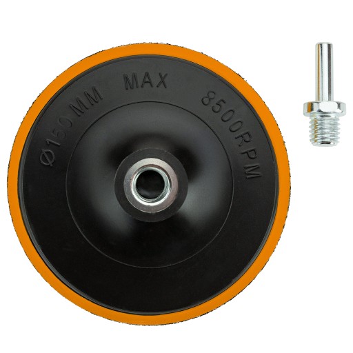 BRÚSNY DISK 150 mm Držiak na suchý zips leštiaci kotúč brúsny kotúč