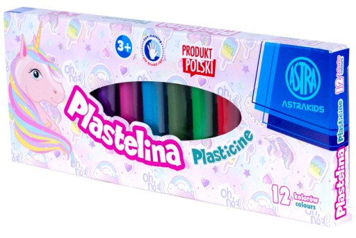 MÄKKÝ PLASTIK ASTRA 12 FARIEB JEDNOROŽEC