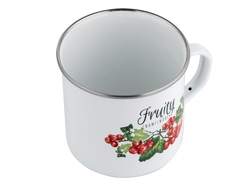 Emalia Polska Pleszew Kalina hrnček 9 cm 500 ml