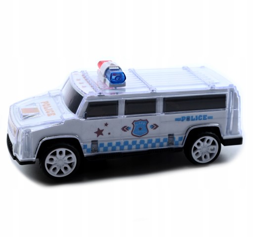 ZVUK SVETLA SVETLA POLICAJNÉHO AUTOMOBILOVÉHO AUTA POHÁDZA RÔZNE FARBY