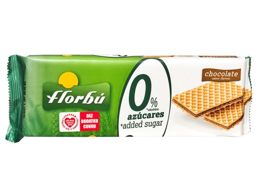FLOBRU Plnené kakaové oblátky bez pridaného cukru 160g