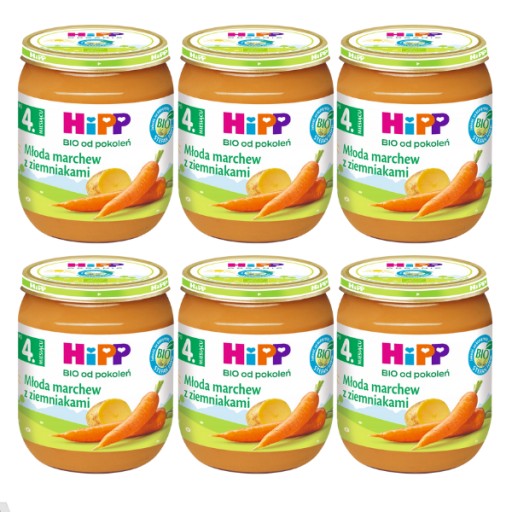 Hipp Bio Mrkva prvá zelenina 5m 125g