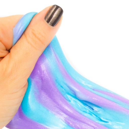 SLIME PUFF SENZORY PLAST DVOJFARBY - SLAJM GLUTEK