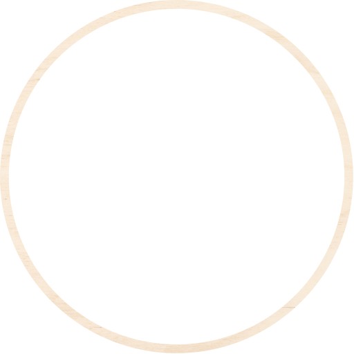 Prsteň lapač snov DECOUPAGE CIRCLE, priemer 36cm, základ makramé