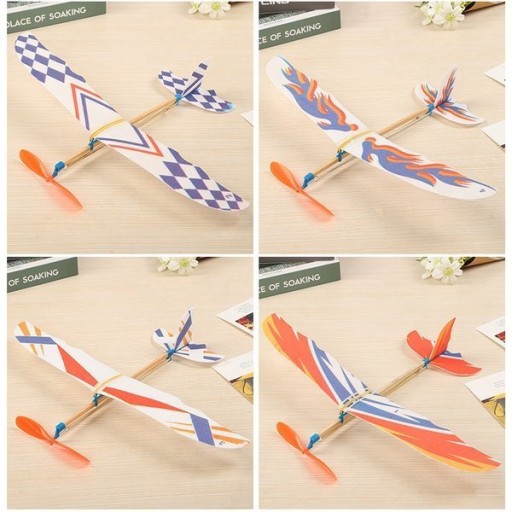 Model lietadla s gumovým pohonom 41 cm, EDU-5345