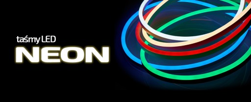 LED pás 230V 2835 1m IP68 NEON Teplá biela