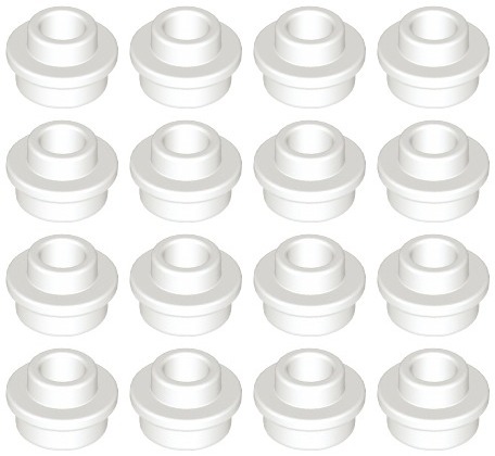 LEGO 85861 1x1 biela NOVINKA (2g) 16 ks.
