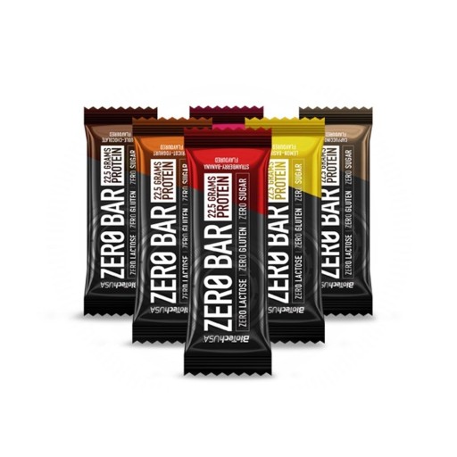BIO TECH ZERO BAR 50 g DVOJNÁ ČOKOLÁDA