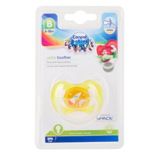 CANPOL BABIES cumlík 6-18 m priestor žltý