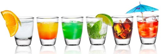 GLASMARK Poháre na vodku Sud 25 ml 6 ks