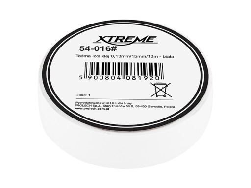 IZOLAČNÁ PÁSKA LEPIACA BIELA IZOLÁCIA 15MM 10M PVC VODEODOLNÉ SILNÉ