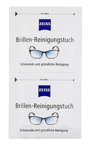 Čistiace obrúsky Zeiss Glasses 10 kusov