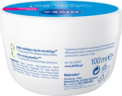 NIVEA CARE hydratačný krém na tvár 5v1 100ml