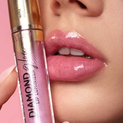 Lesk na pery Eveline Cosmetics Diamond Glow č.12