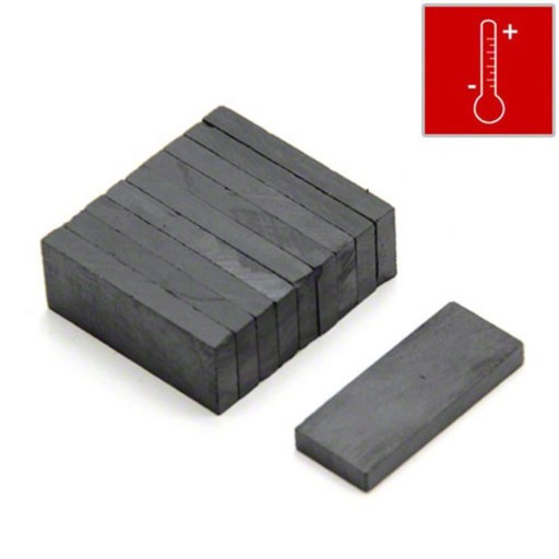 ANIZOTRPICKÝ FERITOVÝ MAGNET 40x15x5 mm 1 ks.