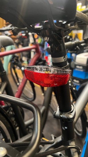 XLC CL-R18 LED zadné nosičové svietidlo 50/80 mm pripravené na E-Bike
