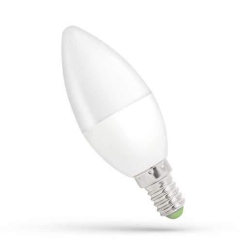 E14 LED žiarovka na sviečku 4W 230V teplá farba SPECTRUM LED