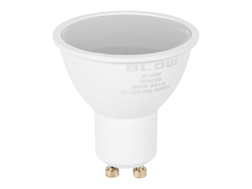 LED ŽIAROVKA SO ZÁVITOM GU10 8W 600 LM NEUTRÁLNA BIELA
