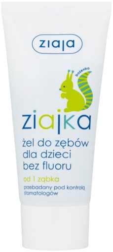 ZIAJKA ZUBNÝ GÉL PRE DETI FLUOR BEZPLATNÝ 50ml