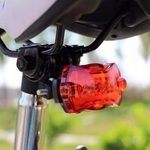 SVETLO NA BICYKEL, ZADNÉ SVETLO NA BICYKEL, 5 LED