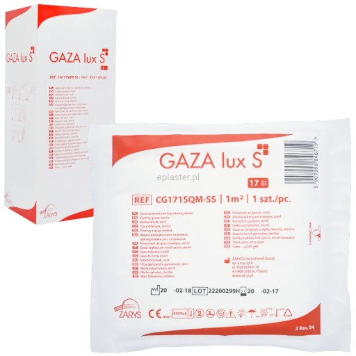 GAZA lux S gáza sterilná 17N 1m2