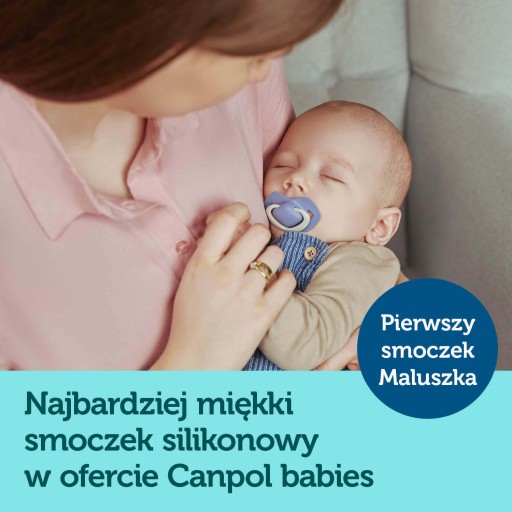 CANPOL cumlík SYMETRICKÝ SILIKON 6-18M 2KS