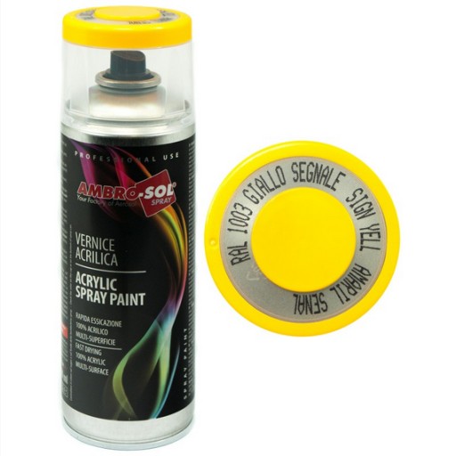 Signálny žltý lak 400ml RAL 1003 lesk