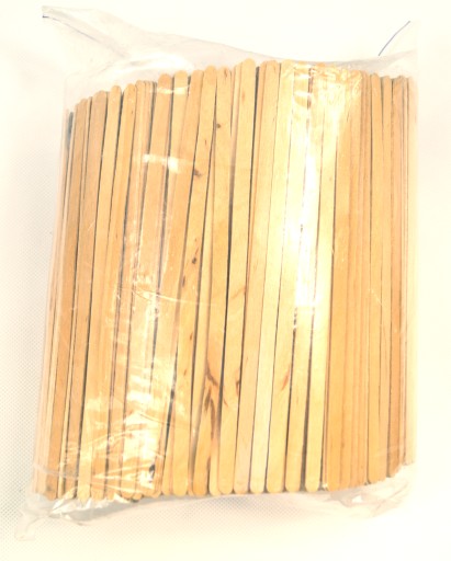 Jednorazové drevené miešadlá 18 cm, 1000 kusov
