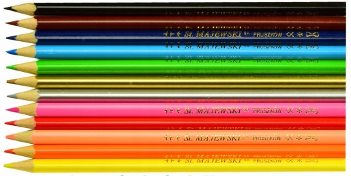 Trojuholníkové školské pastelky St. Majewski Bambino a'12