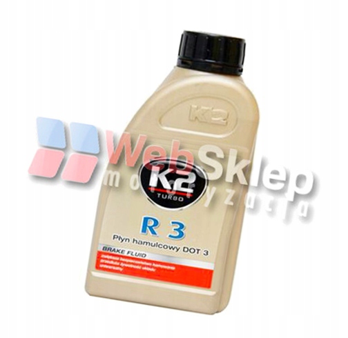 BRZDOVÁ KVAPALINA K2 TURBO R3 DOT3 500 ml UNIVERZ
