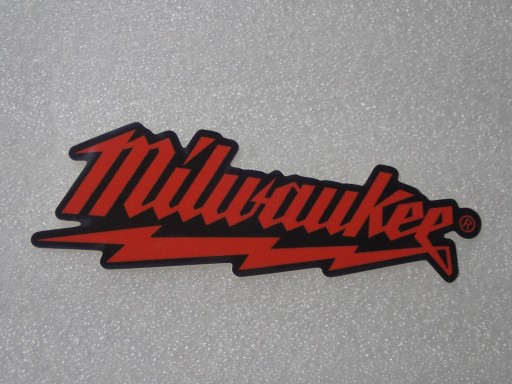 NÁLEPKA S LOGOM MILWAUKEE TOOLS 9,5 x 6,4 cm