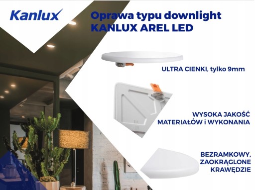 LED stropné svietidlo Kanlux AREL 6W WW IP65/20
